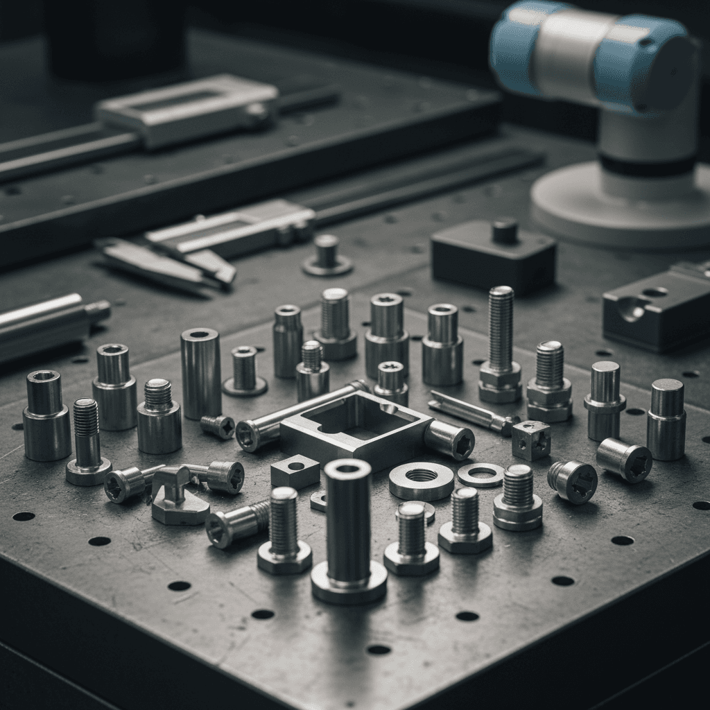 High-quality fasteners and connecting hardware for facade installation